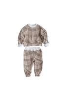 Dres oversize ze ściągaczem ecru