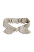 Muslin headband with an elastic band