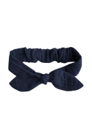 Muslin headband with an elastic band