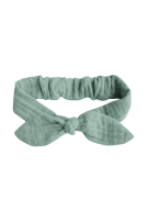 Muslin headband with an elastic band