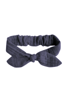 Muslin headband with an elastic band