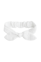 Muslin headband with an elastic band