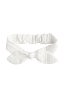 Muslin headband with an elastic band