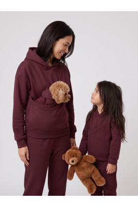 Bluza z kapturem i wielofunkcyjną kieszenią